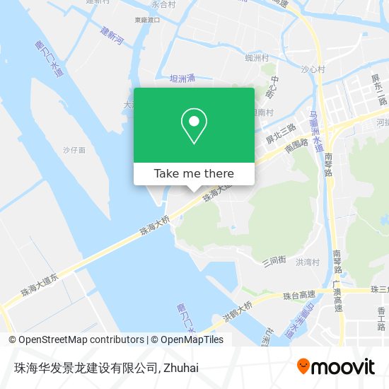 珠海华发景龙建设有限公司 map