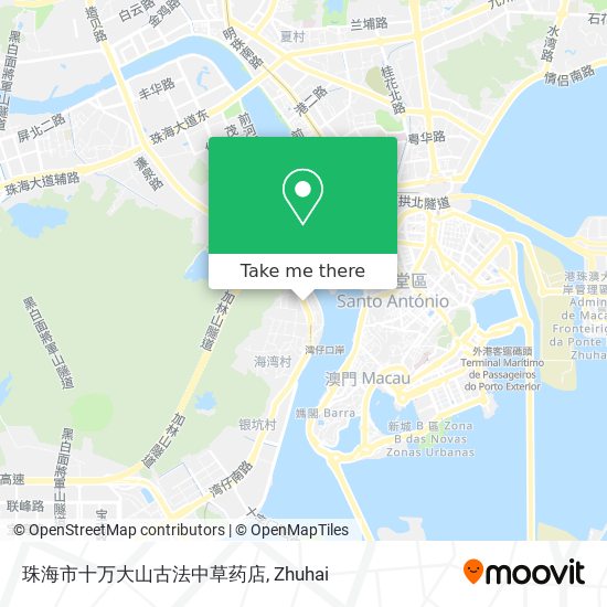 珠海市十万大山古法中草药店 map