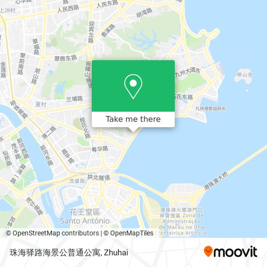 珠海驿路海景公普通公寓 map