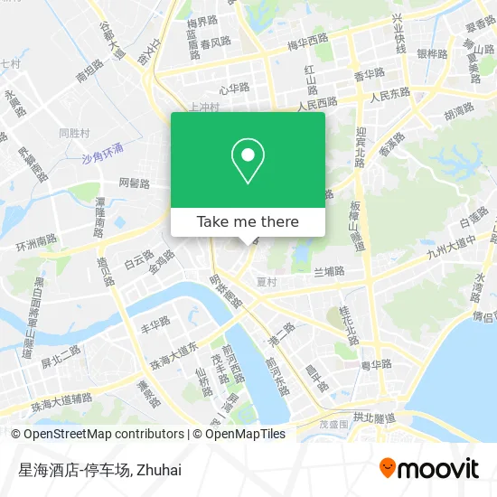 星海酒店-停车场 map