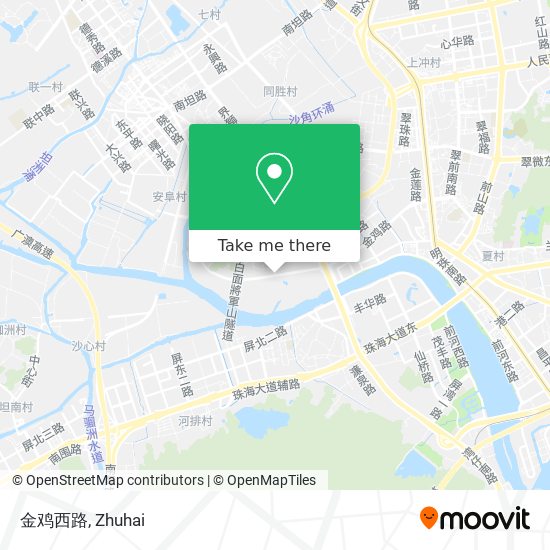金鸡西路 map