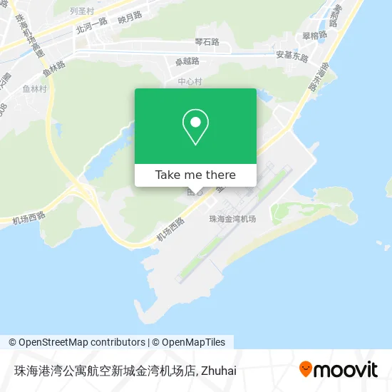 珠海港湾公寓航空新城金湾机场店 map
