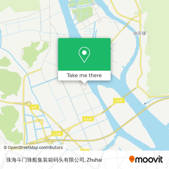 珠海斗门珠船集装箱码头有限公司 map
