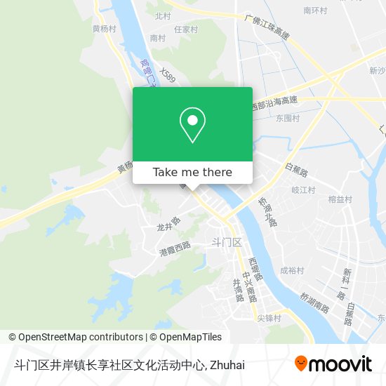 斗门区井岸镇长享社区文化活动中心 map