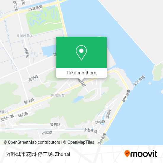 万科城市花园-停车场 map