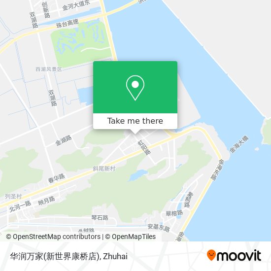 华润万家(新世界康桥店) map