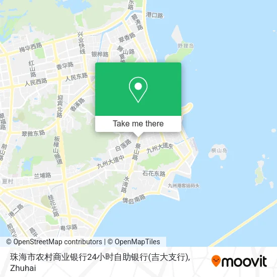 珠海市农村商业银行24小时自助银行(吉大支行) map
