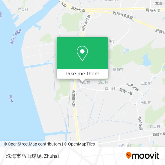 珠海市马山球场 map