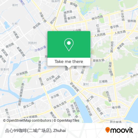 点心99咖啡(二城广场店) map