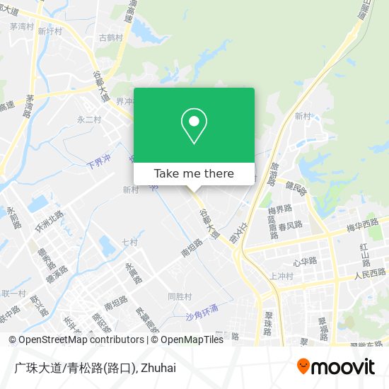 广珠大道/青松路(路口) map