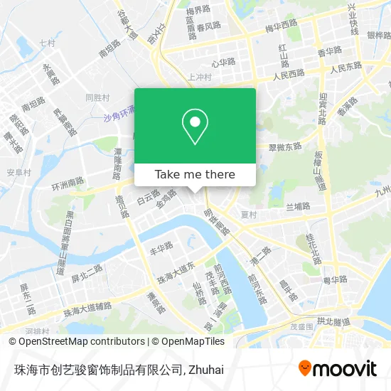 珠海市创艺骏窗饰制品有限公司 map