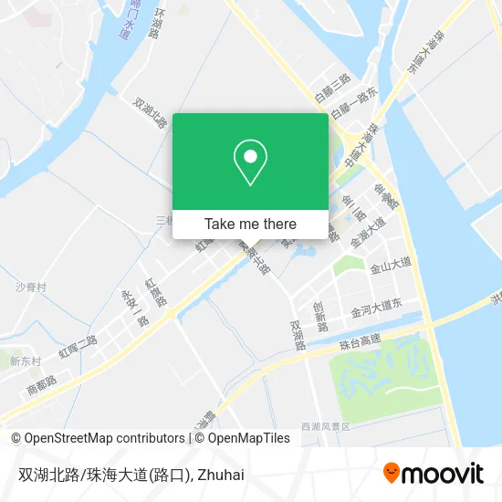 双湖北路/珠海大道(路口) map