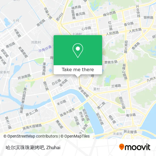 哈尔滨珠珠涮烤吧 map