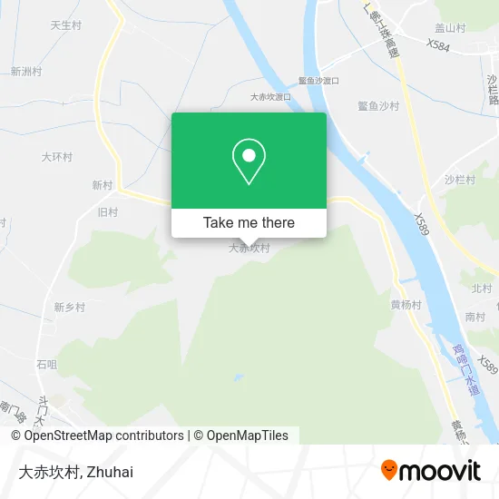 大赤坎村 map