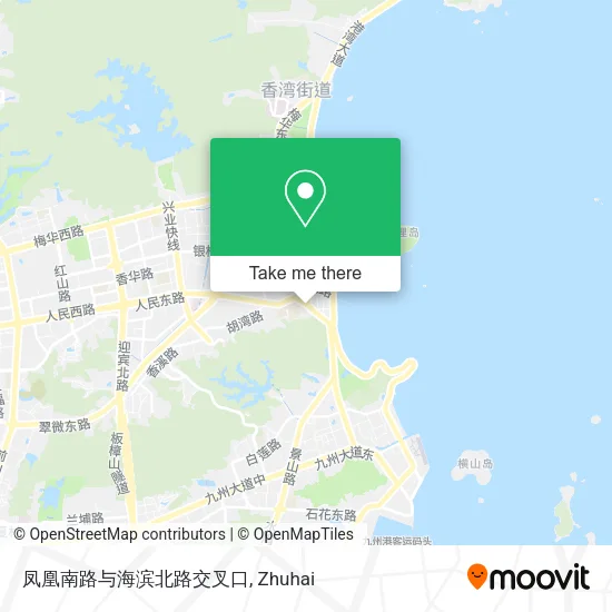 凤凰南路与海滨北路交叉口 map