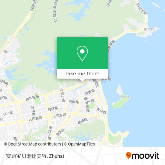 安迪宝贝宠物美容 map