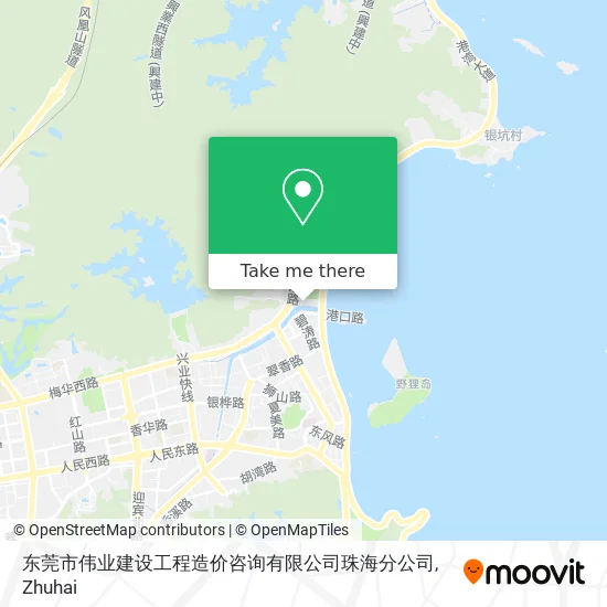 东莞市伟业建设工程造价咨询有限公司珠海分公司 map