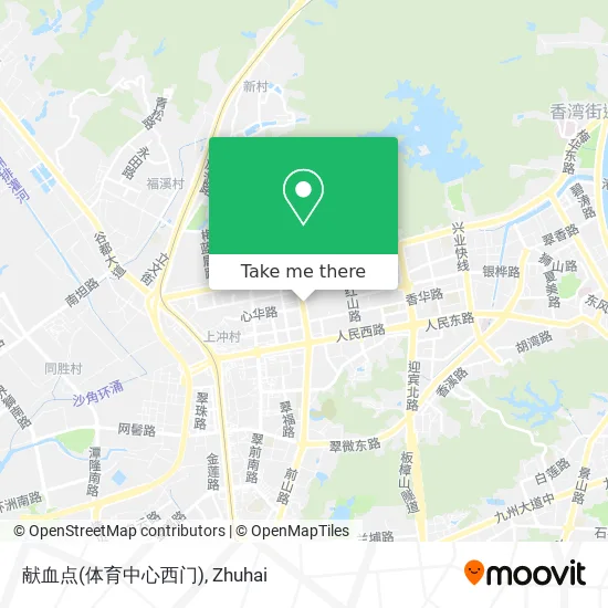 献血点(体育中心西门) map
