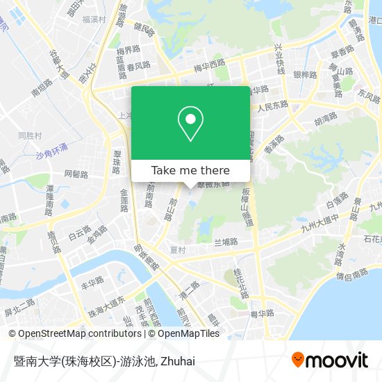 暨南大学(珠海校区)-游泳池 map