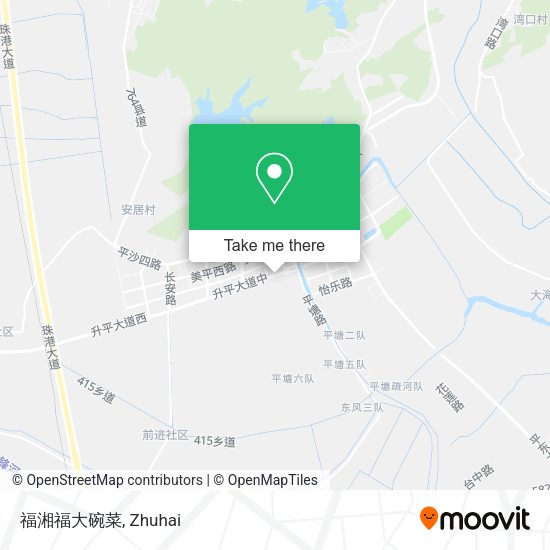 福湘福大碗菜 map