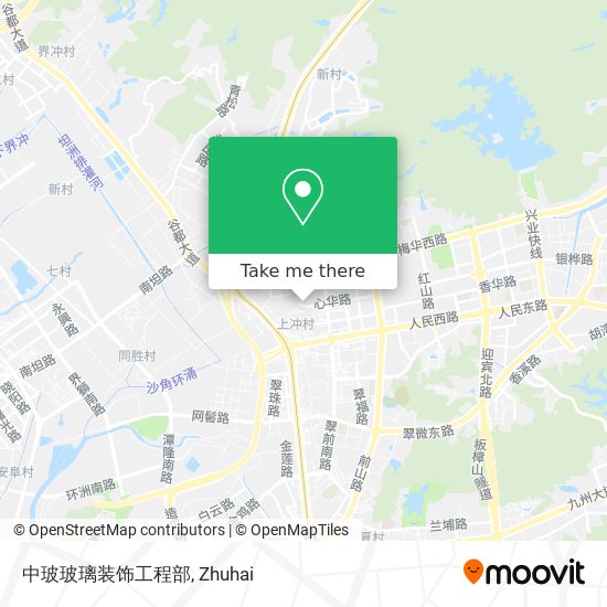中玻玻璃装饰工程部 map