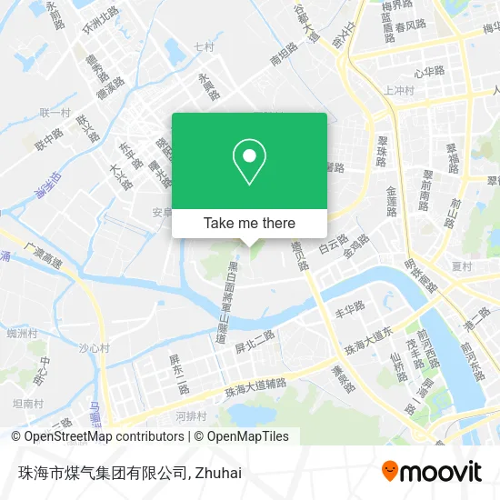 珠海市煤气集团有限公司 map