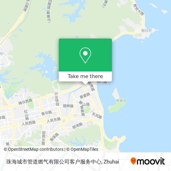 珠海城市管道燃气有限公司客户服务中心 map