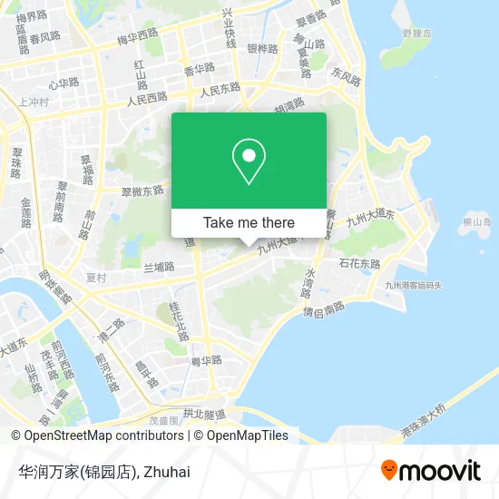 华润万家(锦园店) map