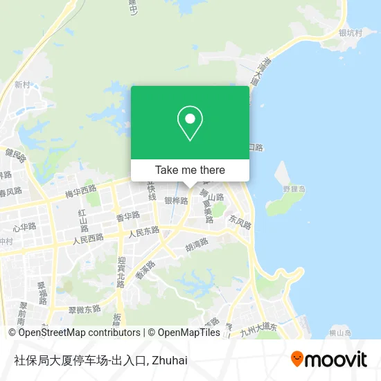 社保局大厦停车场-出入口 map
