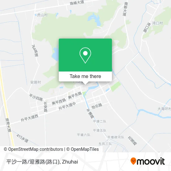 平沙一路/迎雁路(路口) map