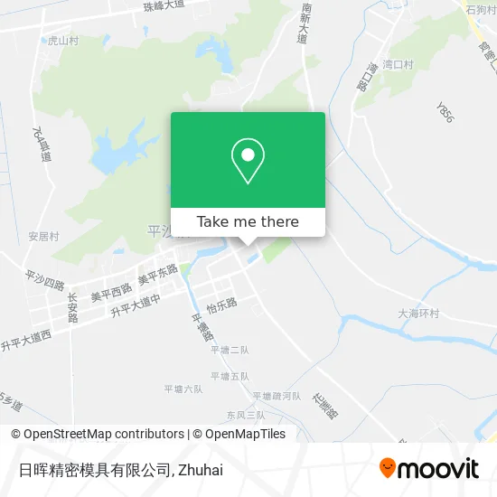 日晖精密模具有限公司 map