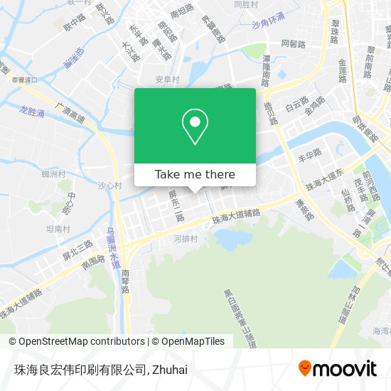 珠海良宏伟印刷有限公司 map