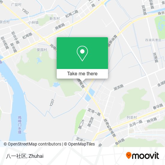 八一社区 map