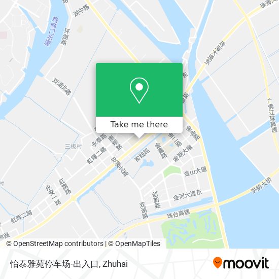 怡泰雅苑停车场-出入口 map