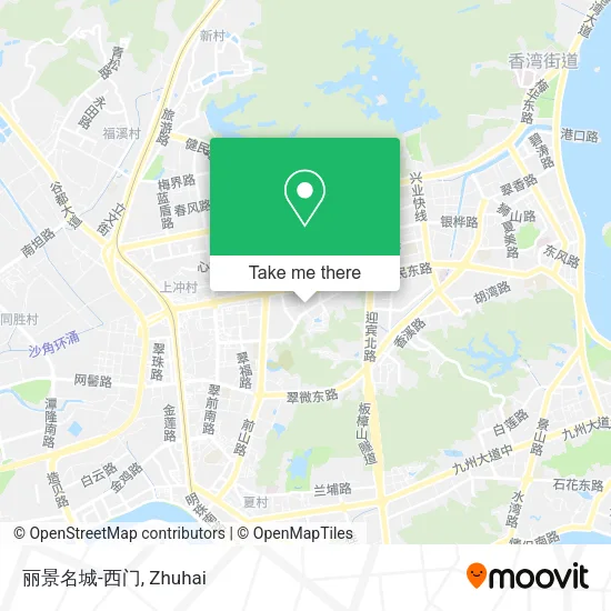 丽景名城-西门 map