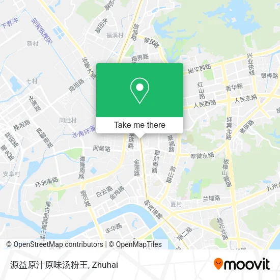 源益原汁原味汤粉王 map