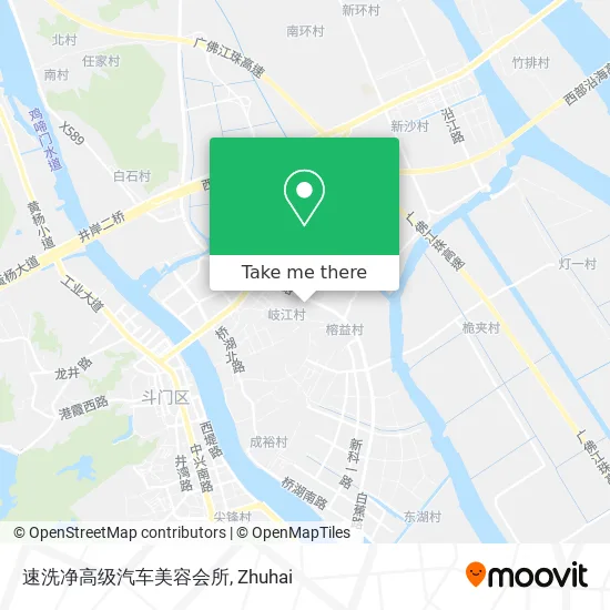 速洗净高级汽车美容会所 map
