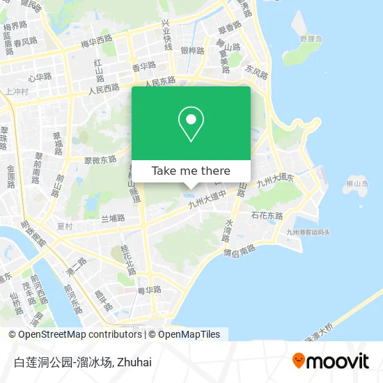 白莲洞公园-溜冰场 map