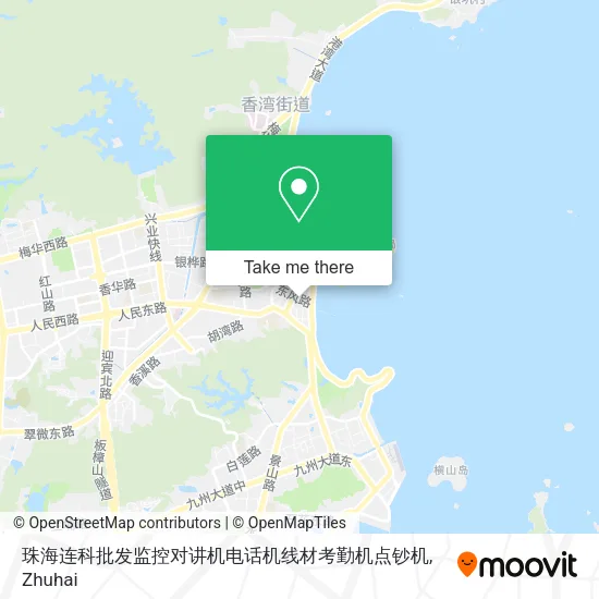 珠海连科批发监控对讲机电话机线材考勤机点钞机 map