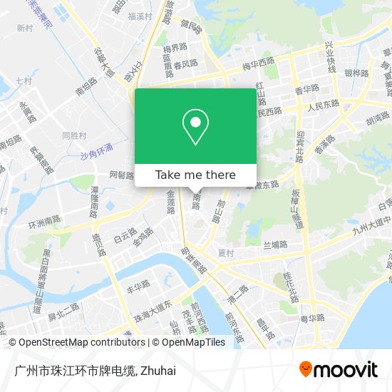 广州市珠江环市牌电缆 map