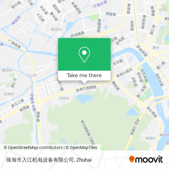 珠海市入江机电设备有限公司 map