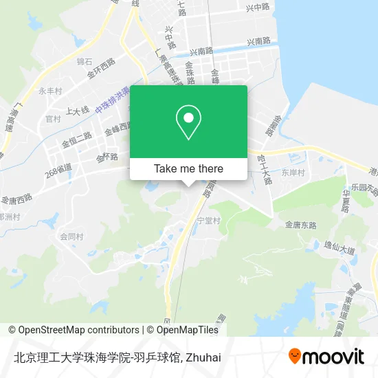 北京理工大学珠海学院-羽乒球馆 map