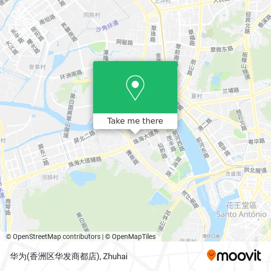华为(香洲区华发商都店) map