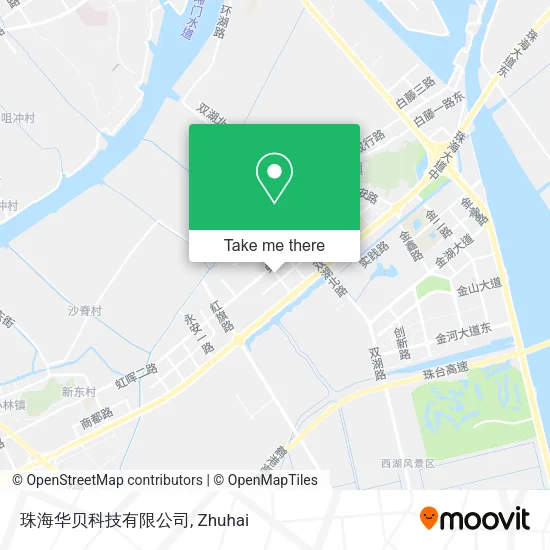 珠海华贝科技有限公司 map