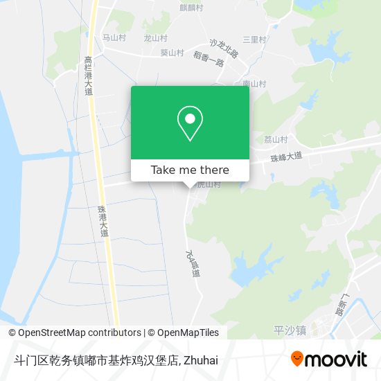 斗门区乾务镇嘟市基炸鸡汉堡店 map
