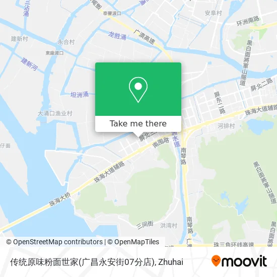 传统原味粉面世家(广昌永安街07分店) map
