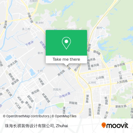 珠海长祺装饰设计有限公司 map