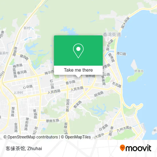 客缘茶馆 map