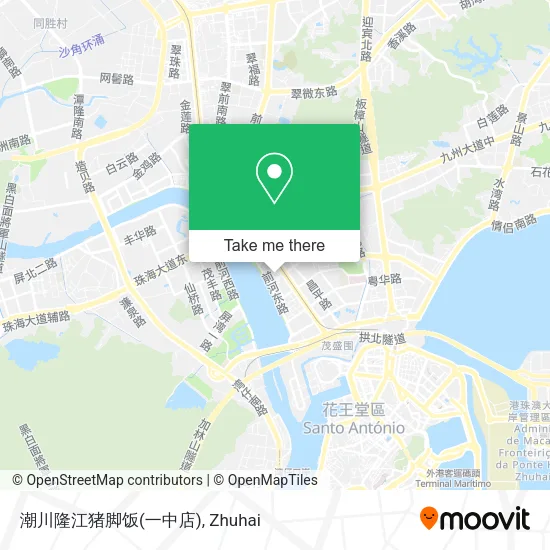 潮川隆江猪脚饭(一中店) map