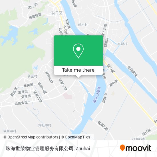 珠海世荣物业管理服务有限公司 map